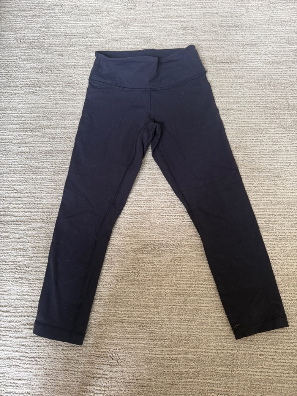 lululemon athletica wunder under leggings in navy - 2